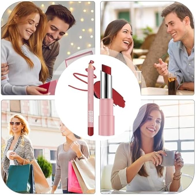 Colour MOISTURIZING TINTED LIP BALM, WATERPROOF LIP STAIN LINER, NON-STICKY NOURISHING MATTE BALM FOR CHAPPED MOUTH YOUTH MOTHER WOMEN NIGHT REPAIR - Image 4
